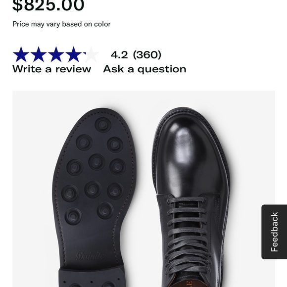 Black size 8 1/2 Allen Edmond boots - Picture 6 of 7